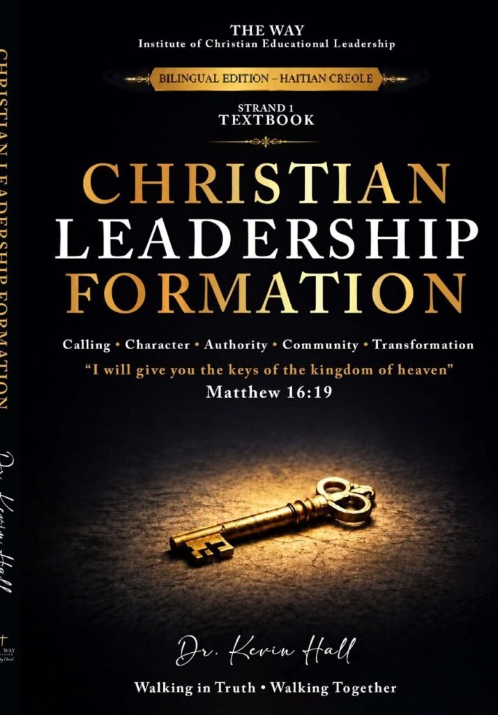 Cover of Christian Leadership Formation, Strand 1 textbook by Dr. Kevin A. Hall.