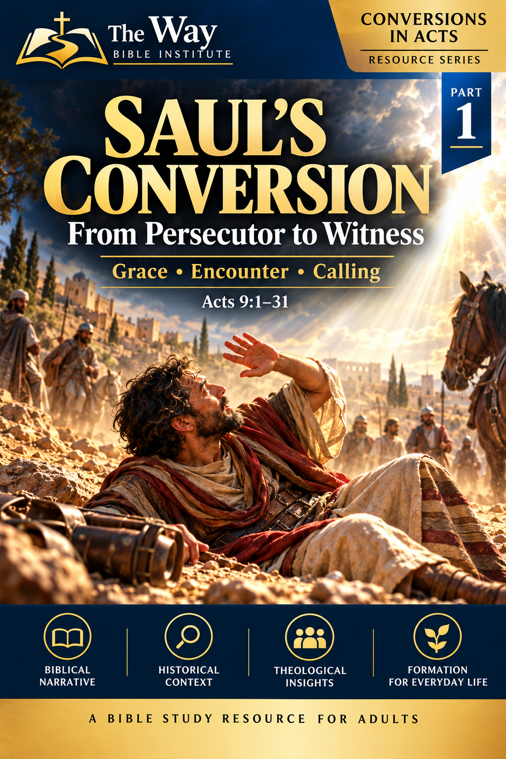 Saul's Conversion — From Persecutor to Witness (Adult Bible Study)