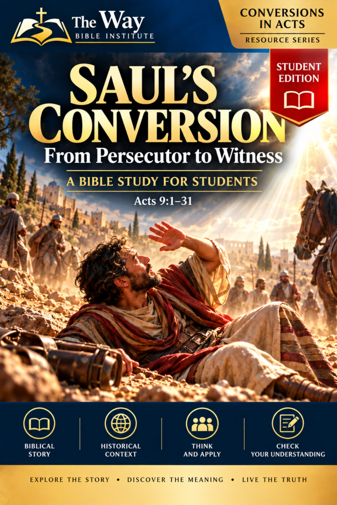 Saul's Conversion — Expanded Student Edition (2026)